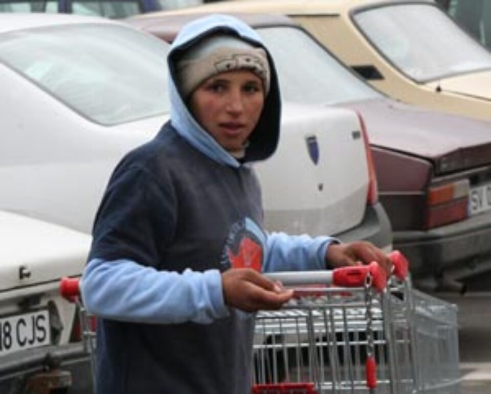 Paznicii de la Kaufland se luptă cu cerșetorii din parcare pentru cărucioarele de 5 mii de lei Paznicii de la Kaufland se luptă cu cerșetorii din parcare pentru cărucioarele de 5 mii de lei