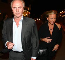 Sven Goran Eriksson are o nouă iubită