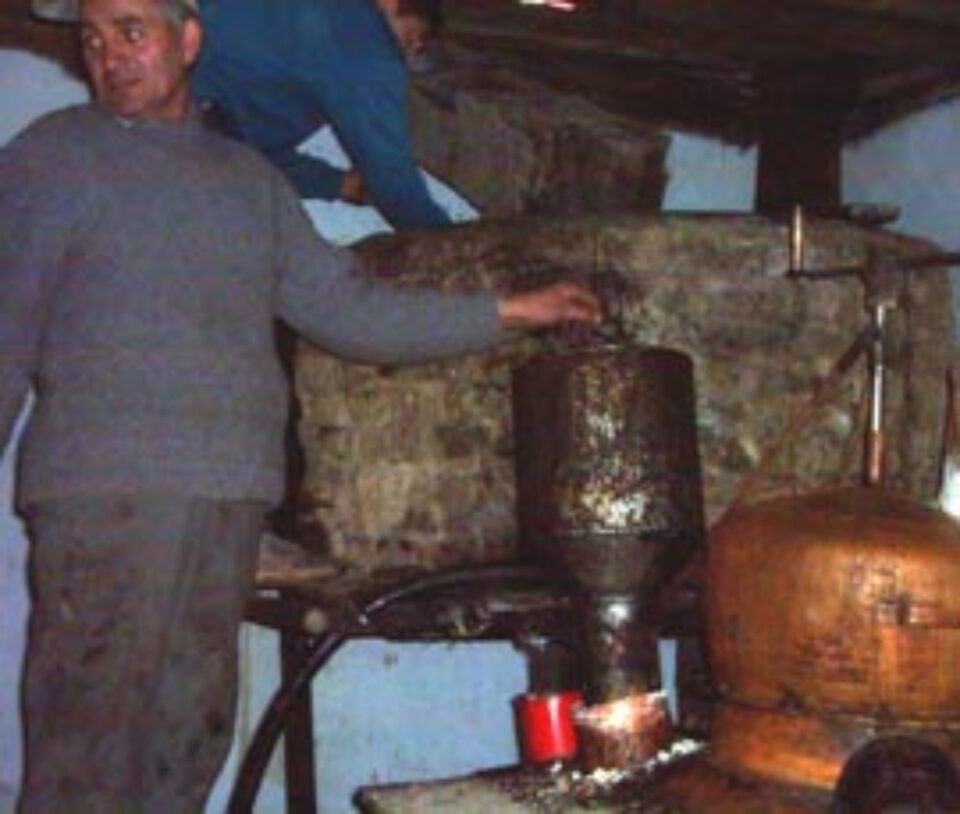 In timpul procesului de fabricatie a rachiului