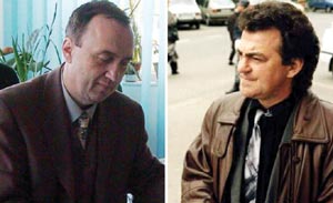 Fostul director al Casei Judeţene de Pensii Suceava, Ionel Viorel Neagu & sindicalistul Gheorghe Leuştean