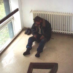 Boschetar la cerșit în Spitalul Județean