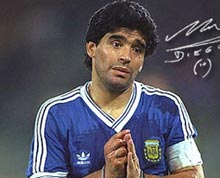 Statuie pentru Maradona în Argentina