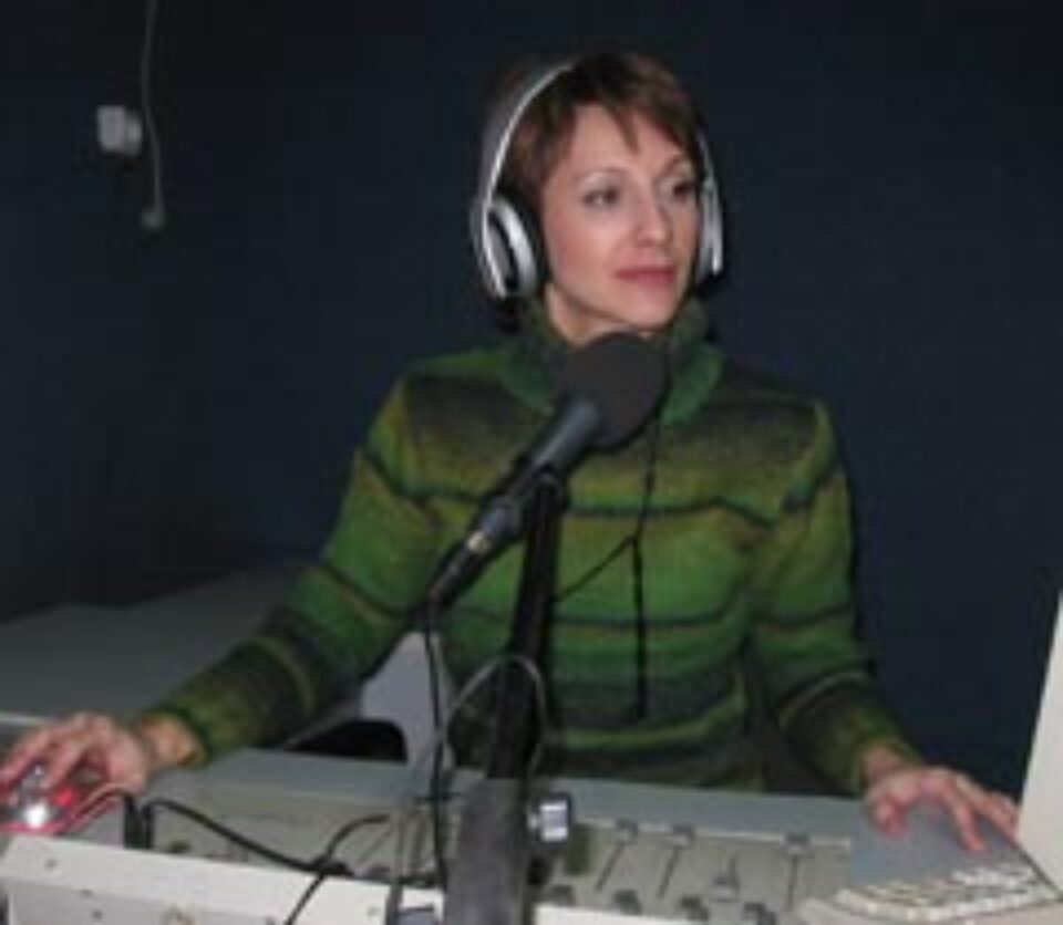 Adriana Dascălu Bulină - la pupitrul de emisie