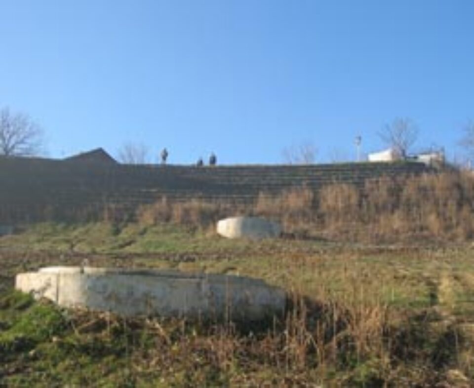 Consolidarea versantului de NE, finalizată după doi ani de lucrări