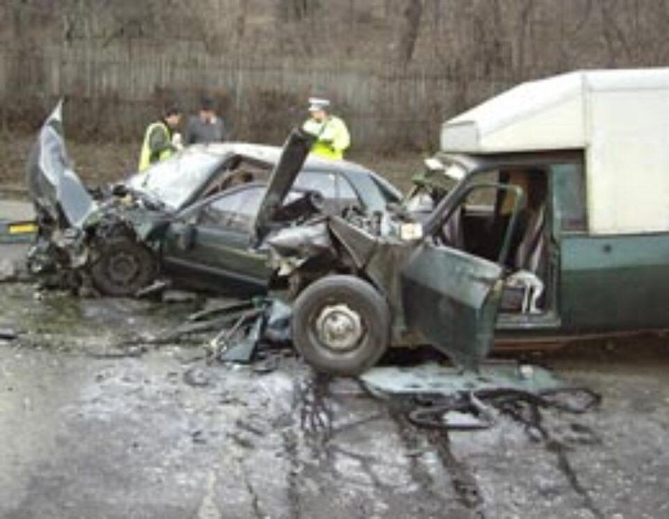 Accident spectaculos pe Calea Unirii