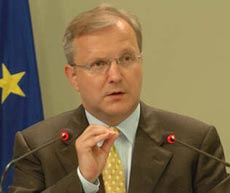 Comisarul european Olli Rehn îi cere lui Tăriceanu să intervină pentru adoptarea Legii ANI