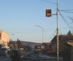 Radare zâmbitoare instalate pe drumul european Suceava-Vatra Dornei