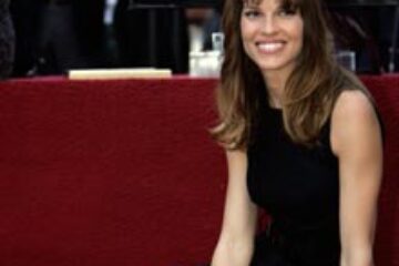 Actrița Hilary Swank a primit o stea pe Walk of Fame
