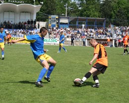 Ivaşcă, pe când evolua cu Ceahlăul împotriva formaţiei Cetatea