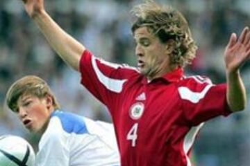 Primul antrenament al jucătorilor letoni