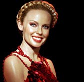 O statuie din ceară parfumată a lui Kylie Minogue a fost dezvelită la muzeul Mme Tussauds O statuie din ceară parfumată a lui Kylie Minogue a fost dezvelită la muzeul Mme Tussauds