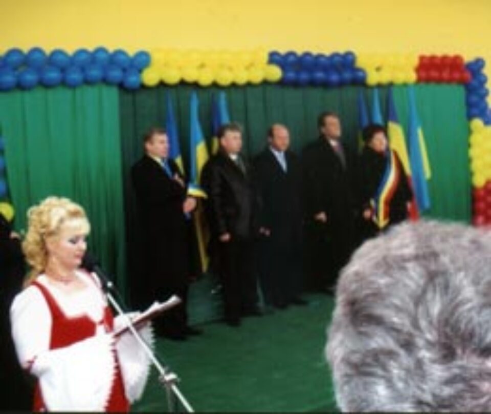 Dumitru Morhan, alături de Băsescu și Iușcenko