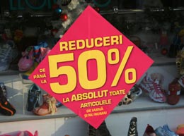 „Invazie” de reduceri în magazinele din Suceava