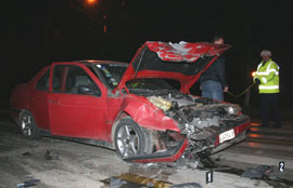 Tamponare spectaculoasă pe străzile Sucevei