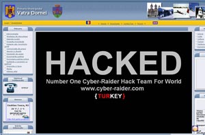 Site-ul Primăriei Vatra Dornei, spart de hackeri