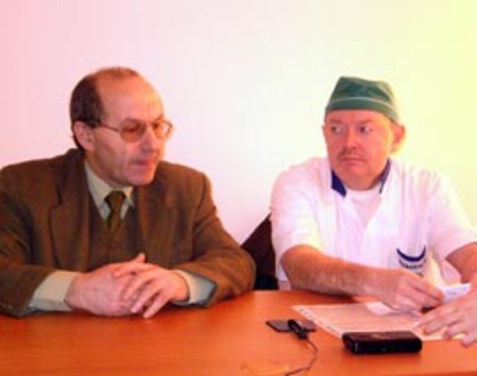 Chirurgul Ştefan Puşcaşu şi ginecologul Dinu Bolohan