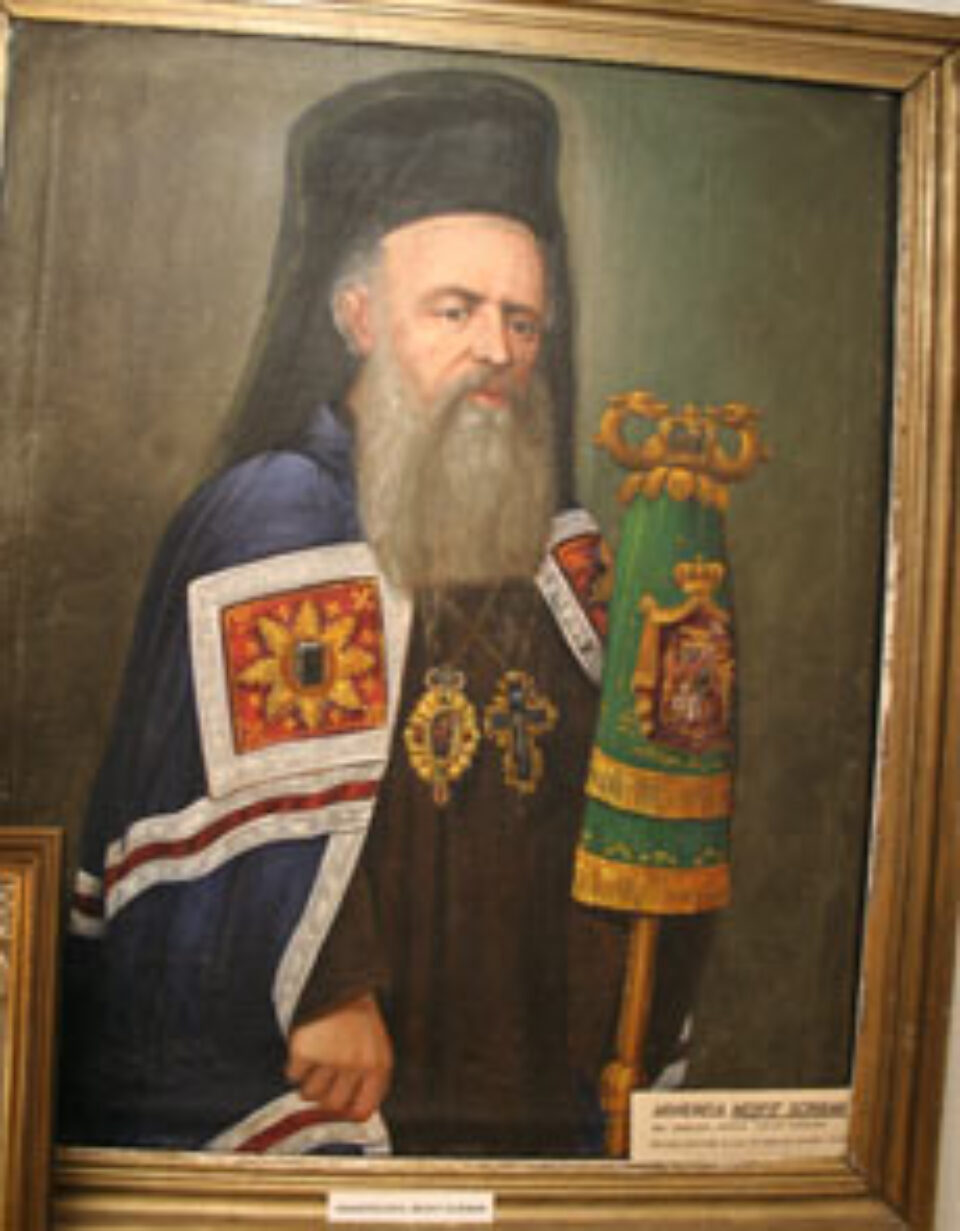 Arhiereul Neofit Scriban, pictură în ulei pe pânză