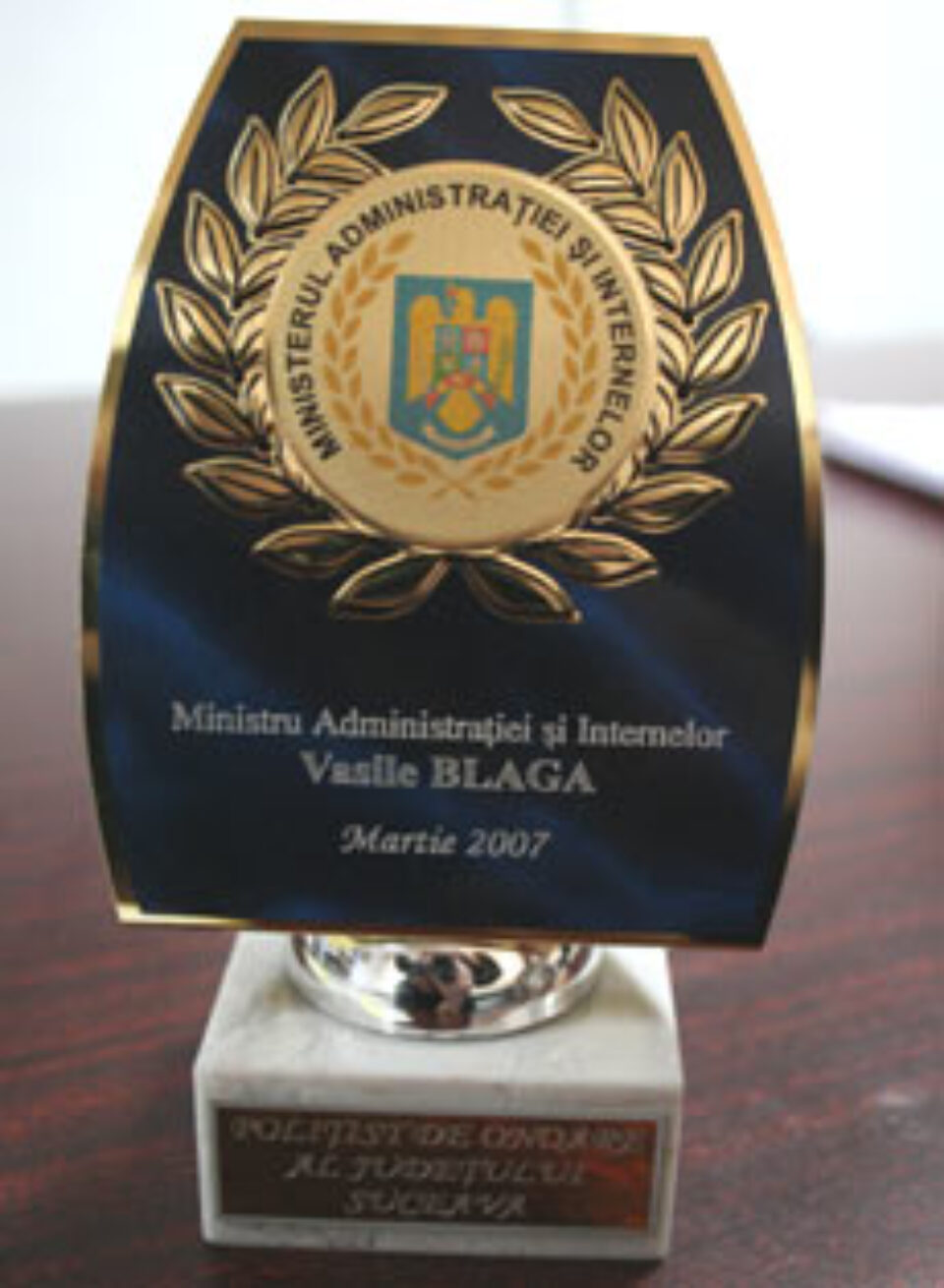 Adjunctul șefului Poliției Rădăuți –polițistul de onoare al Sucevei