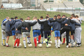 Au intrat în cantonament de ieri