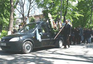 Daniel Mancaş a fost condus, ieri, pe ultimul drum