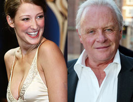 Românca Alexandra Maria Lara, alături de Anthony Hopkins