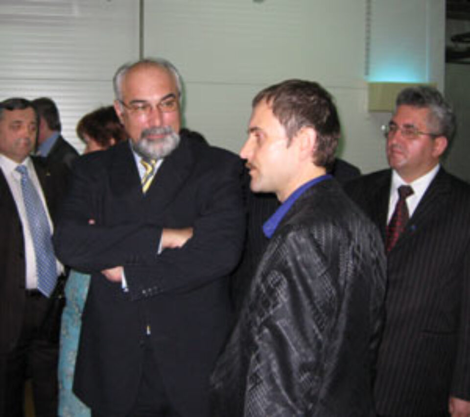 Varujan Vosganian, la fabrica de îngheţată Betty