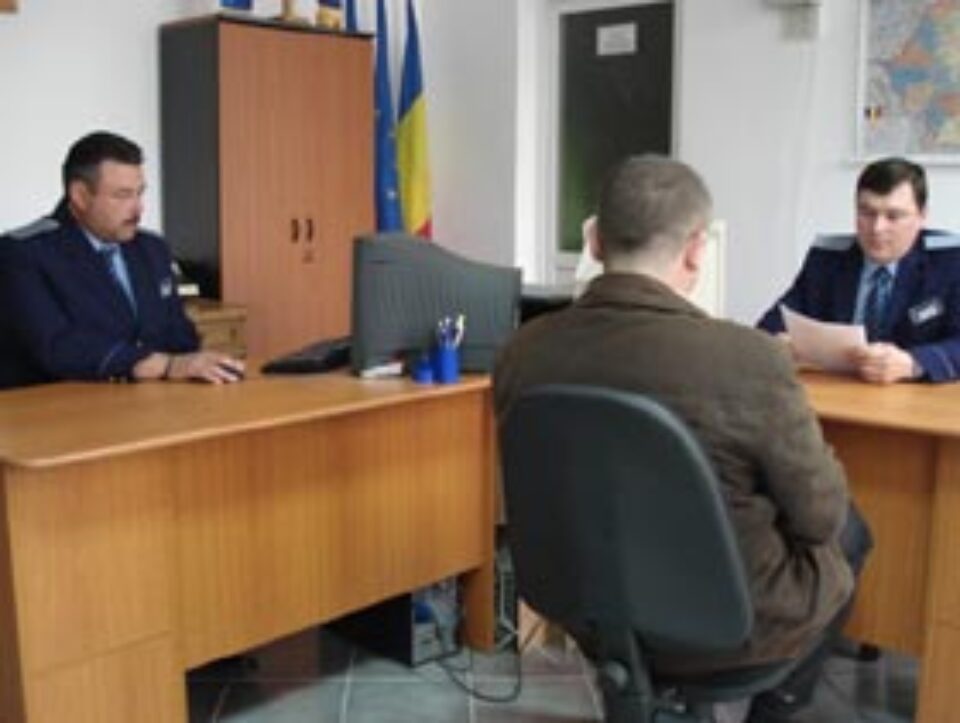 Una dintre camerele Sediului de Politie Poiana Stampei