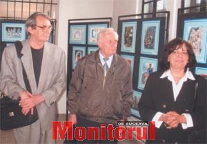 Radu Bercea împreună cu Ana Blandiana şi Romulus Rusan