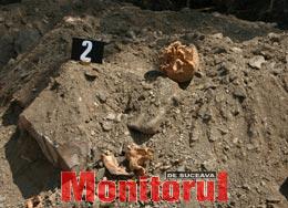 Fragmente de oase umane, găsite în zona gării din Câmpulung