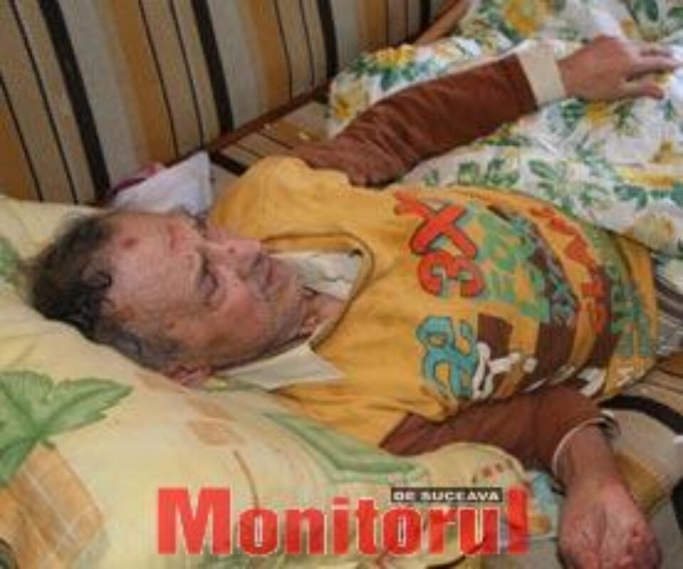 Lacrimi si durere pe obrazul lui Ilie Pauliuc, bătrânul de 74 de ani părăsit de copiii cărora le-a dat viaţă
