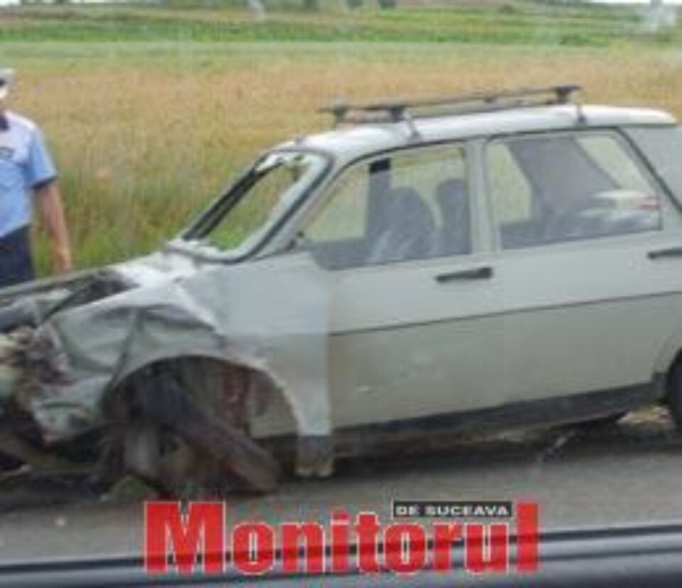 Tamponare spectaculoasă lângă Dărmănești Tamponare spectaculoasă lângă Dărmănești