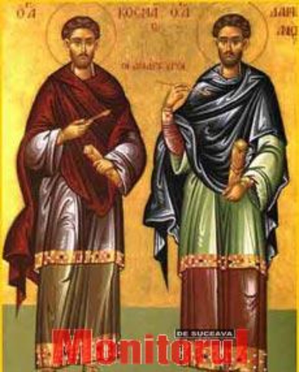 1 iulie – Sfinții Cosma și Damian