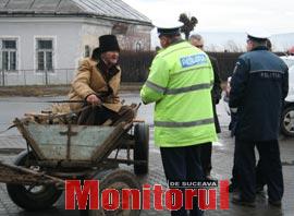 Căruțașii încurcă traficul din Suceava, dar nu pot fi amendați