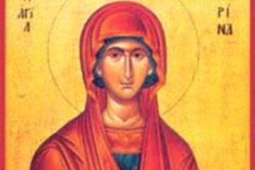 Pomenirea Sfintei Marei Mucenițe Marina