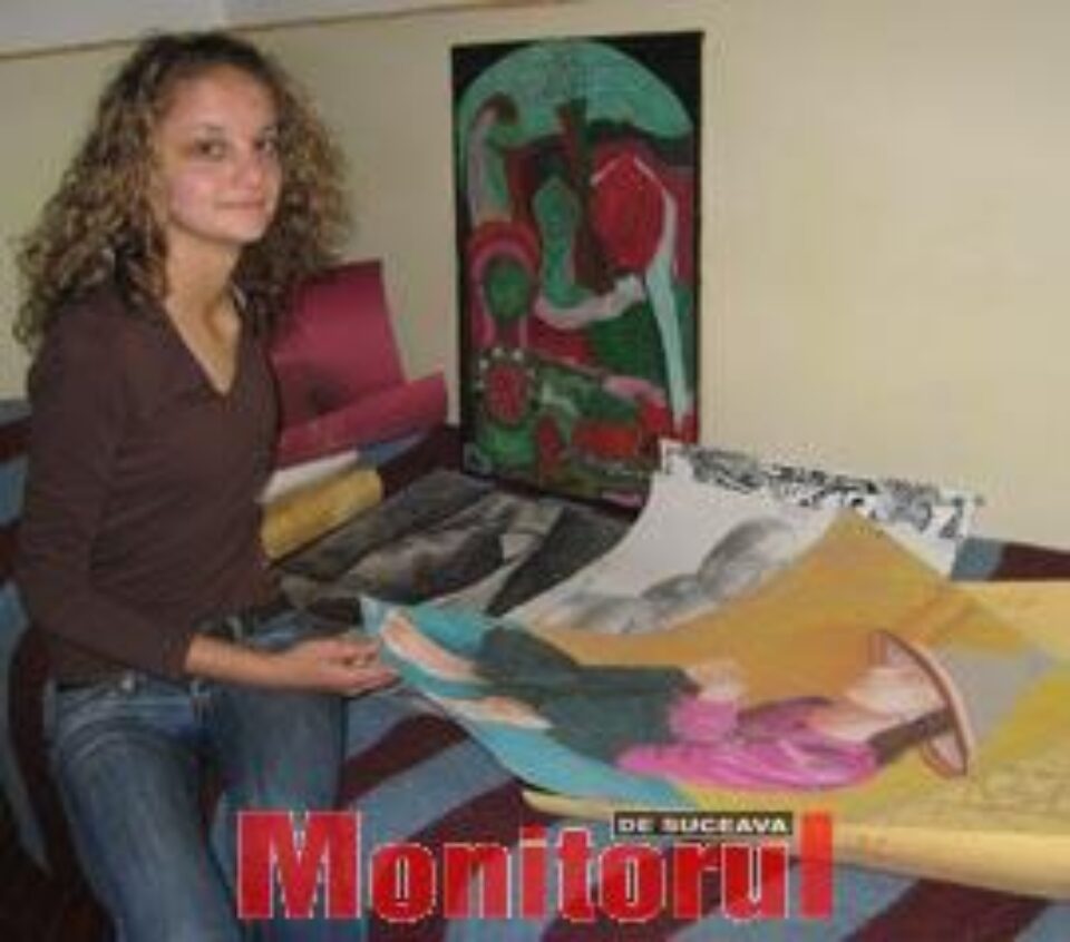 Angela îşi găseşte liniştea în picturile sale