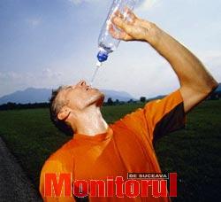 Apa minerală, medicament împotriva caniculei