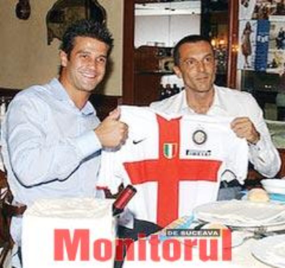 Cristian Chivu a semnat cu Inter Milano într-un restaurant