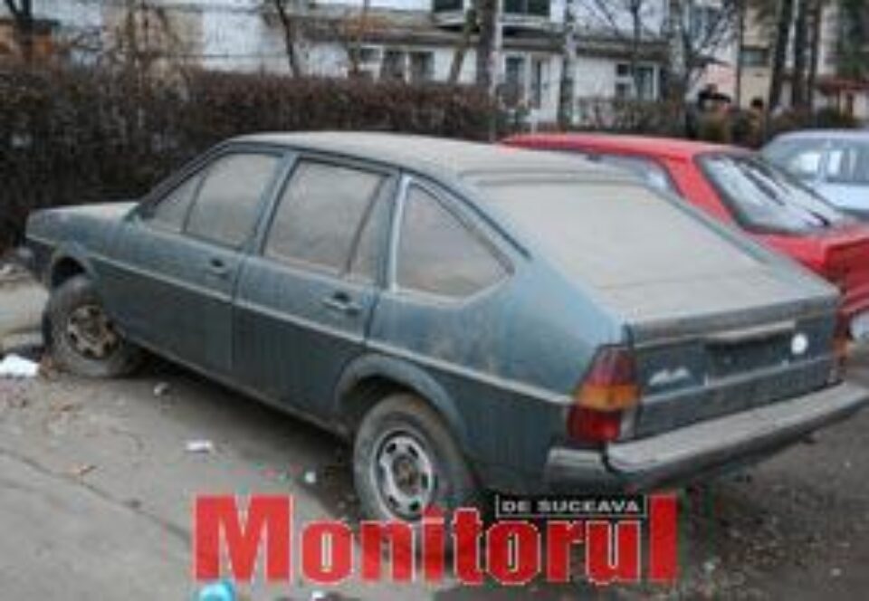 Amenzi usturătoare pentru proprietarii mașinilor abandonate