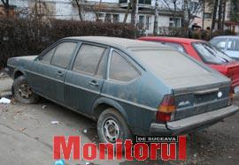 Amenzi usturătoare pentru proprietarii mașinilor abandonate