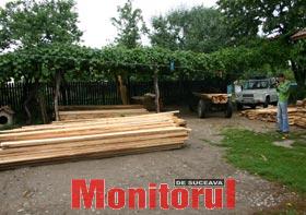 La muncă, polițist, în timpul liber, comerciant de cherestea “la negru”