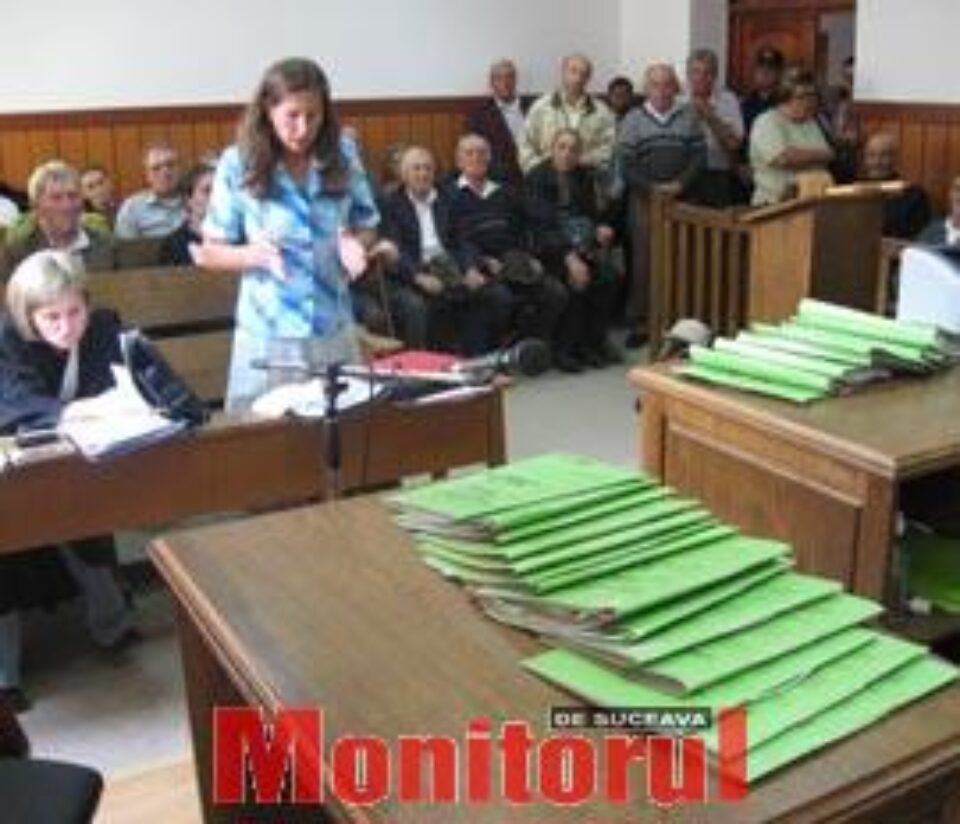 Ședință de judecată cu 134 de cauze pe rol