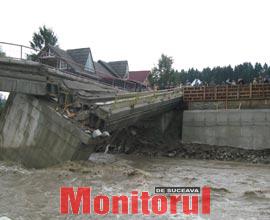 Anchetă penală în cazul podului prăbușit de la Vama