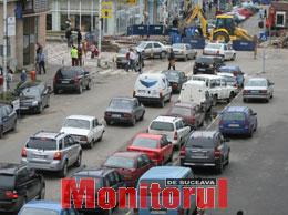 De astăzi se va deschide circulaţia pe strada Nicolae Bălcescu, dar numai pe un sens, pentru cei ce vin din Burdujeni