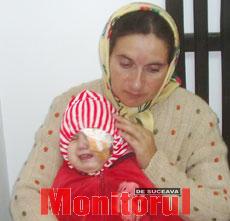 Elena Moroşan împreună cu Adriana, fiica ei cea mai mică