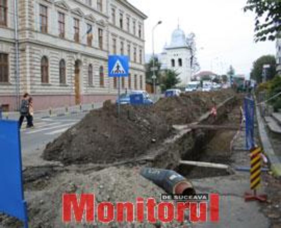 Alte șase străzi din Suceava, închise, din cauza lucrărilor