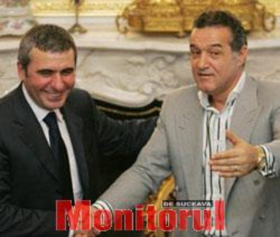Hagi şi Gigi Becali au ajuns să-şi spele rufele murdare la televizor Hagi şi Gigi Becali au ajuns să-şi spele rufele murdare la televizor