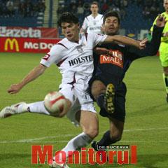 Rapidiştii s-au impus la Iaşi după un meci destul de dificil