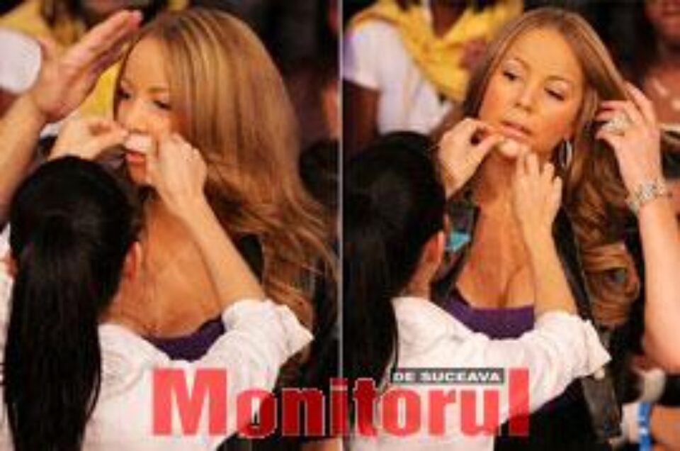 Mariah Carey și-a epilat mustața în public