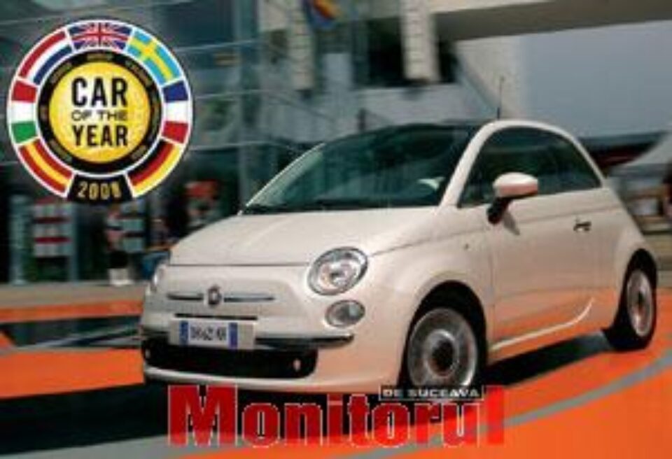 Fiat 500 este Mașina Anului 2008 în Europa
