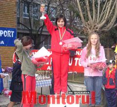 Cornelia Puşcaşu a ocupat primul loc la categoria sub 11 ani